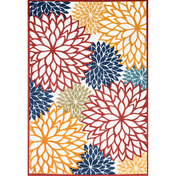 Minori Floral High-low Area Rug